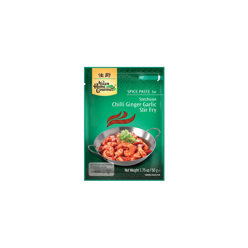 Szechuan Chili-Ingwer-Knoblauch Wokgericht 50g