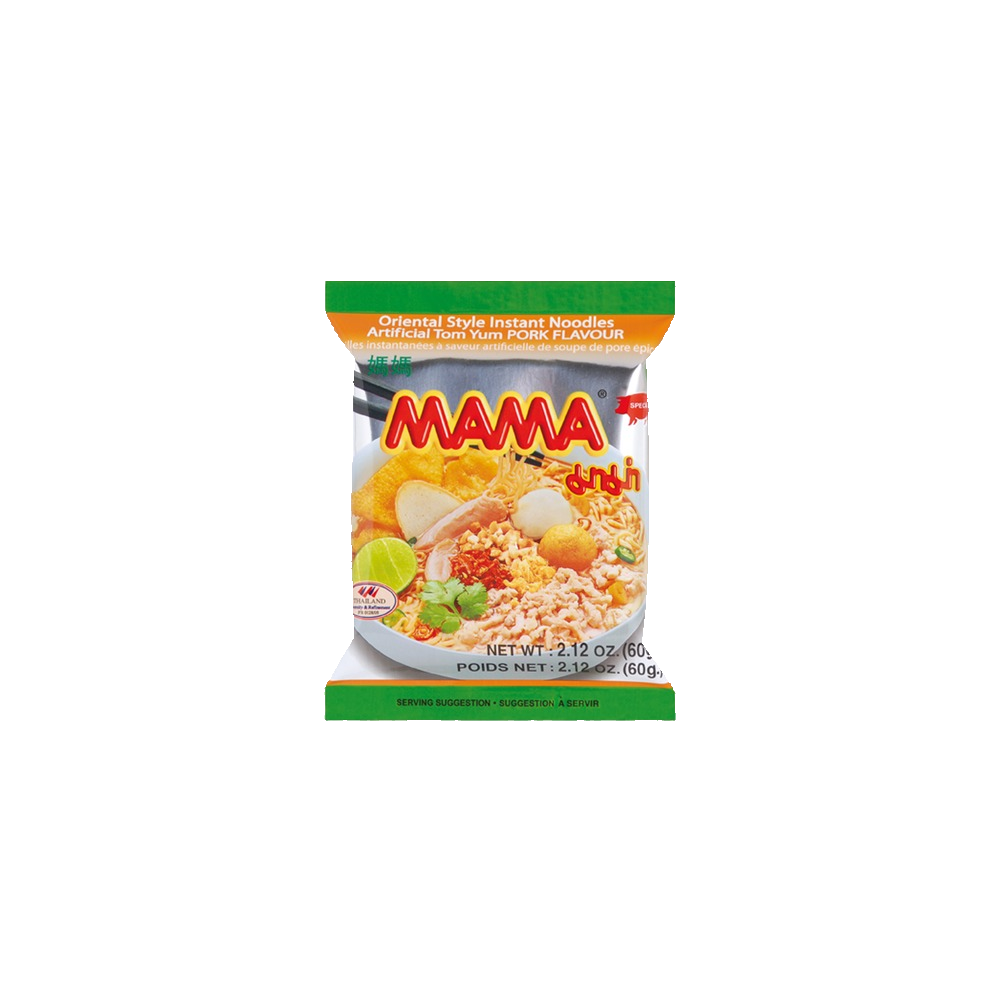 Tom Yum Schweinefleisch Instant Nudeln 60g