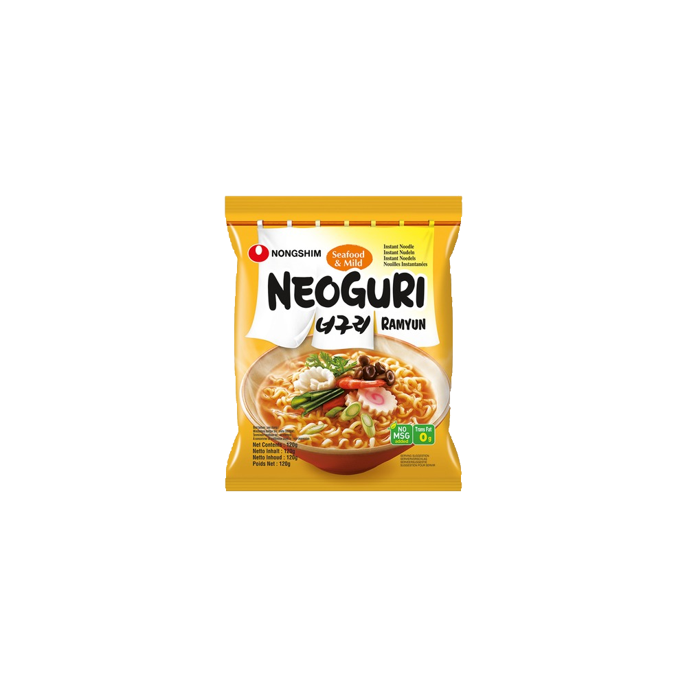 Neoguri Meeresfrüchte (mild) Ramen Instant Nudeln 120g